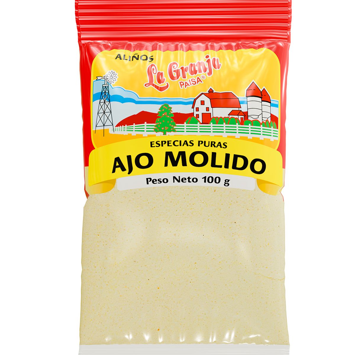LA GRANJA PAISA - Ajo En Polvo La Granja Paisa  100g