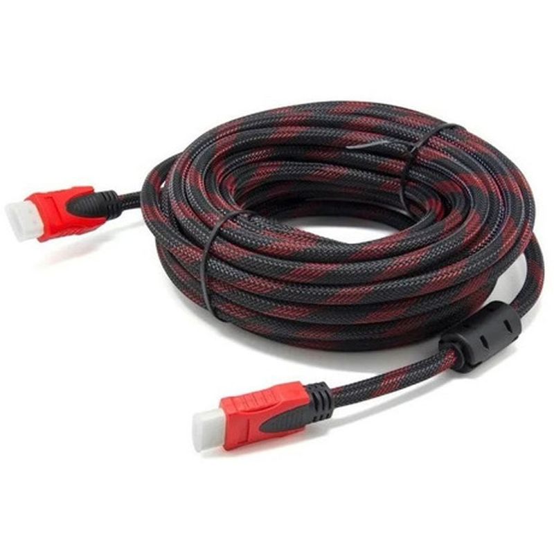 GENERICO - Cable hdmi 1.8 metros mallado alta resistencia doble filtro