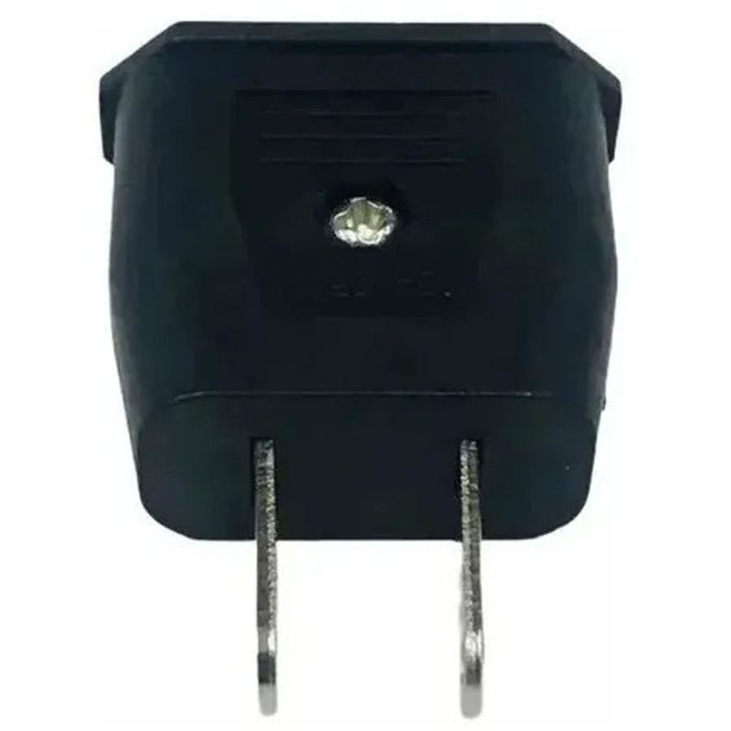 GENERICO - Convertidor europeo pata redonda a plana 110v adaptador