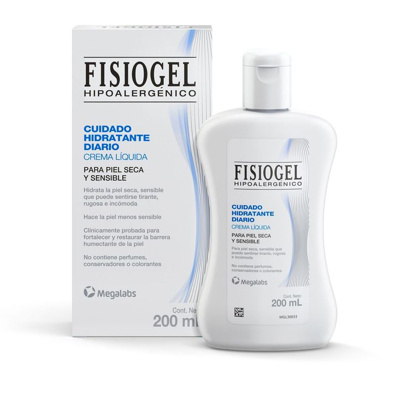 MEGALABS - Crema Fisiogel Hidratante Diario X 200Ml