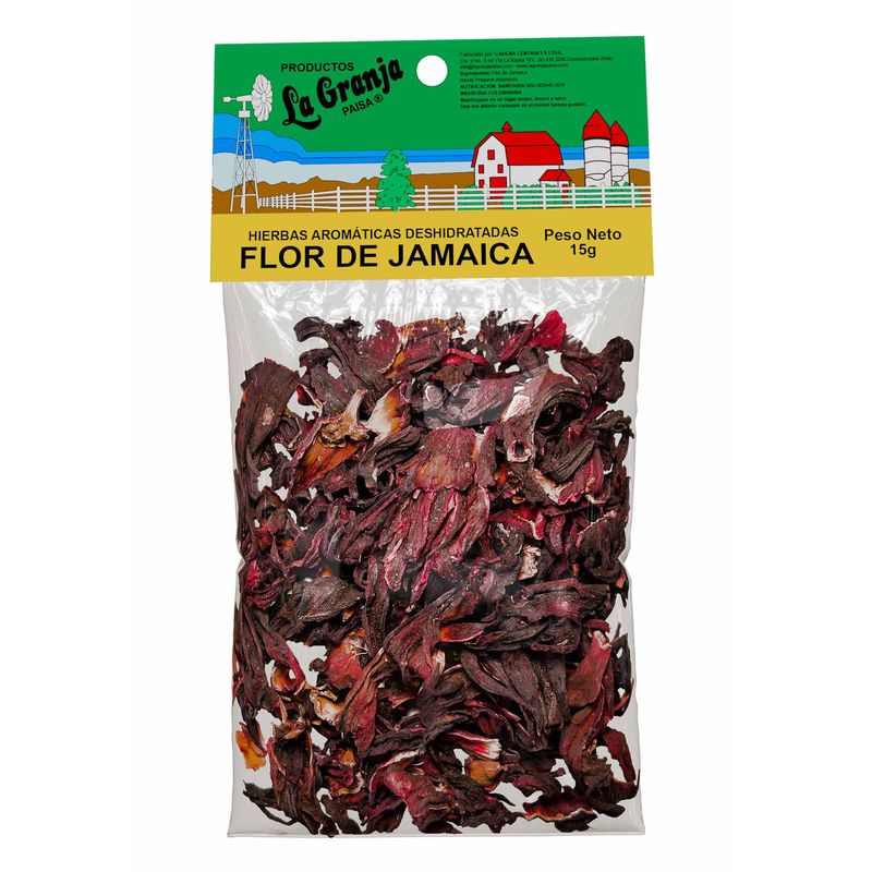 LA GRANJA PAISA - Flor de Jamaica para infusiones 15g