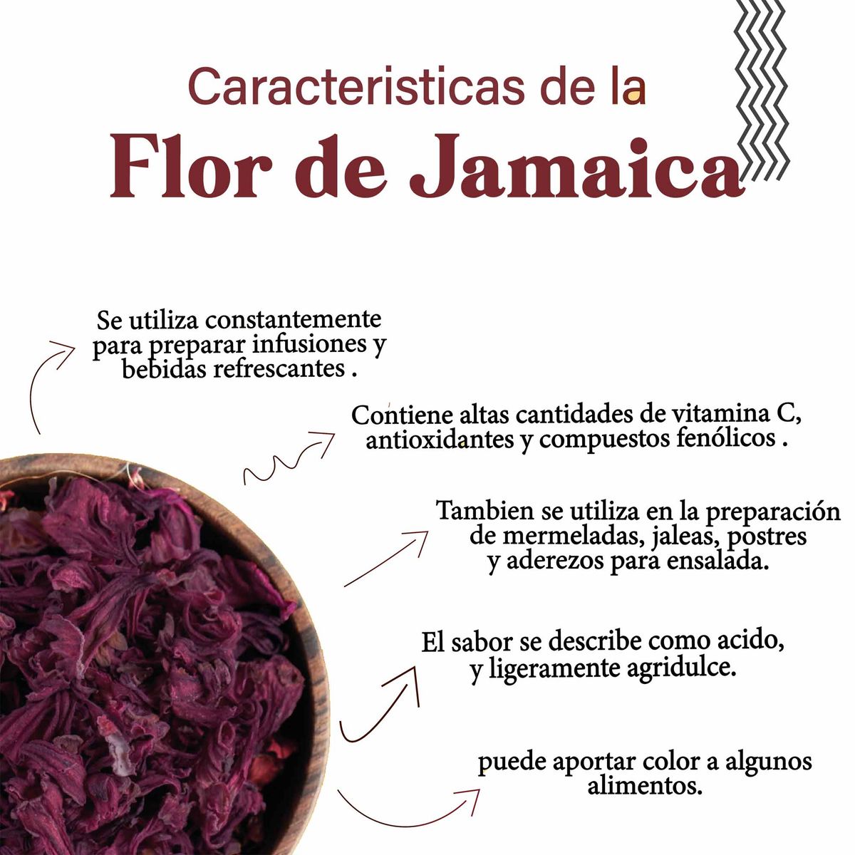 LA GRANJA PAISA - Flor de Jamaica para infusiones 15g