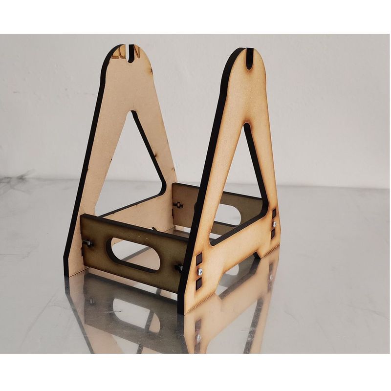 GENERICO - Soporte Madera MDF para Carrete Filamento Spool Holder