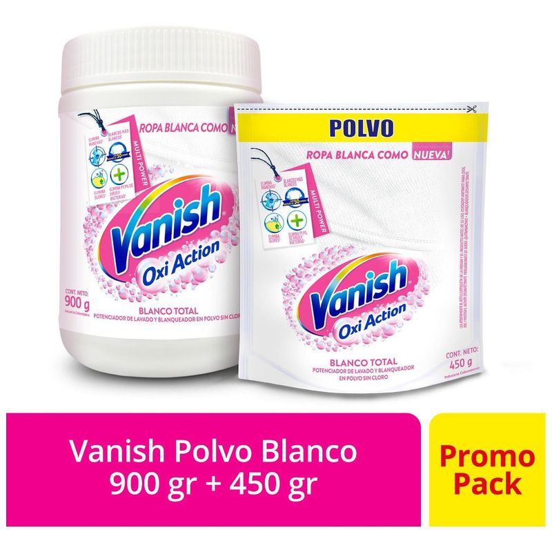 VANISH - Vanish 900gr + 450gr Dp Blanco - L a $73100