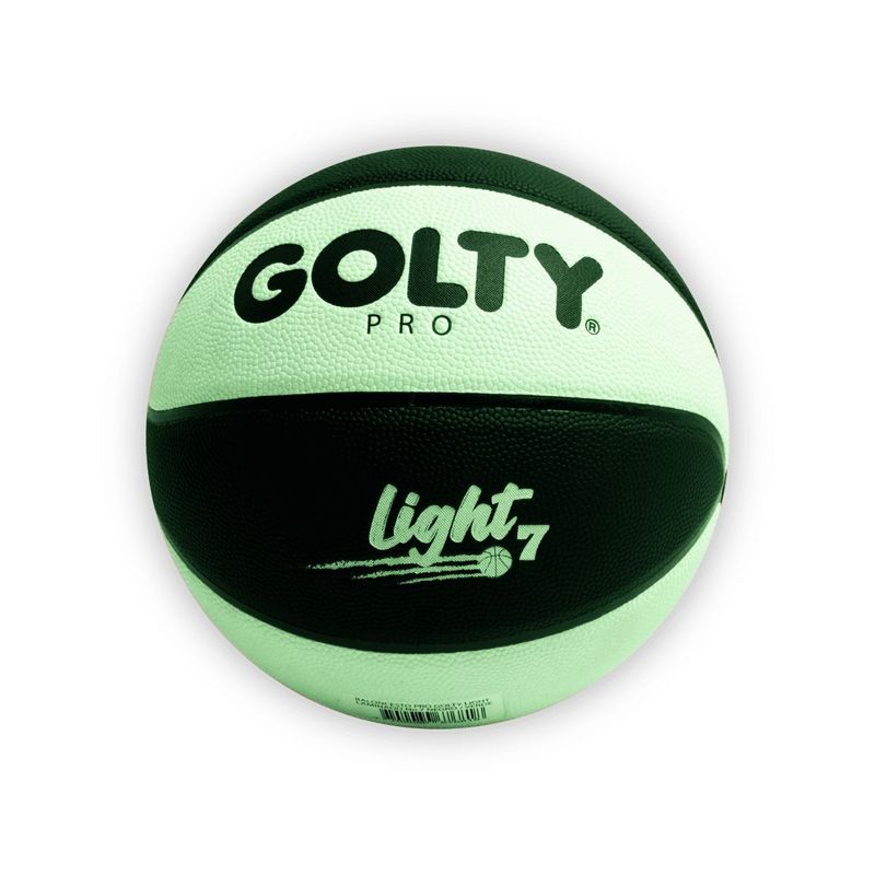 GOLTY - BALÓN DE BALONCESTO PRO GOLTY LIGHT NEGRO-VERDE No7