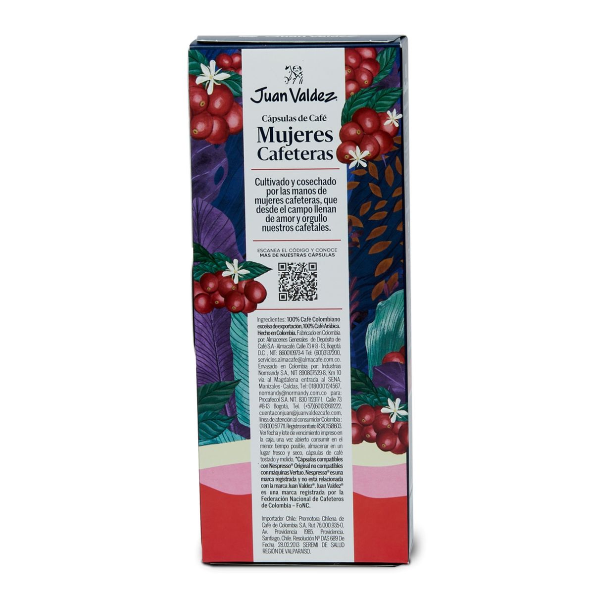 JUAN VALDEZ - Cápsulas de Café Juan Valdez Mujeres Cafeteras x8 Unidades