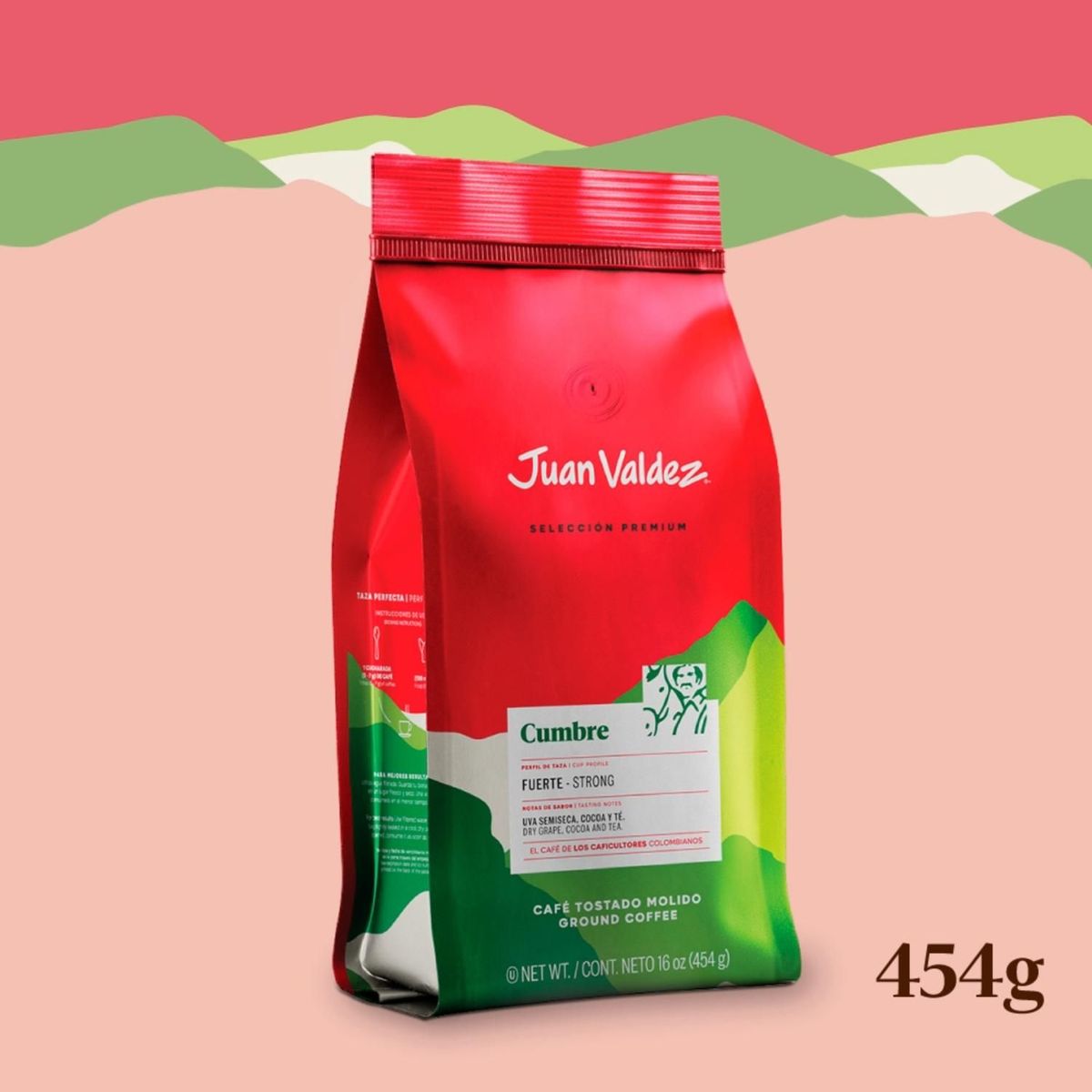 JUAN VALDEZ - Café Juan Valdez Cumbre Molido 454gr