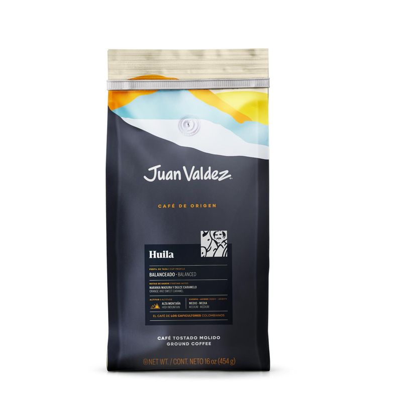 JUAN VALDEZ - Café Juan Valdez Huila Molido 454gr