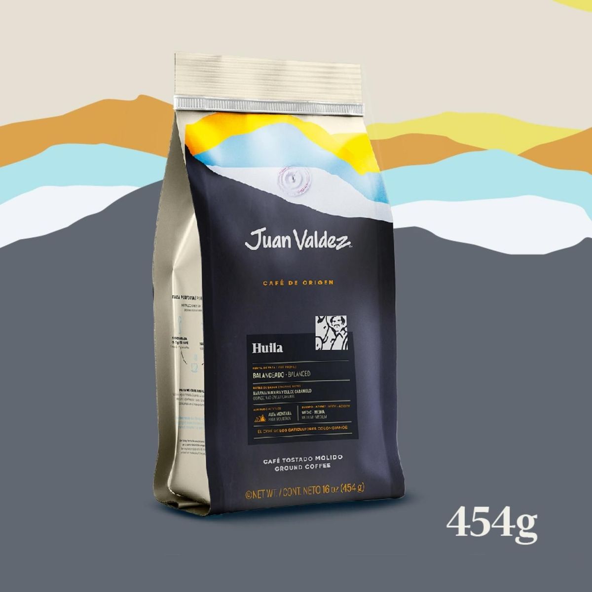 JUAN VALDEZ - Café Juan Valdez Huila Molido 454gr