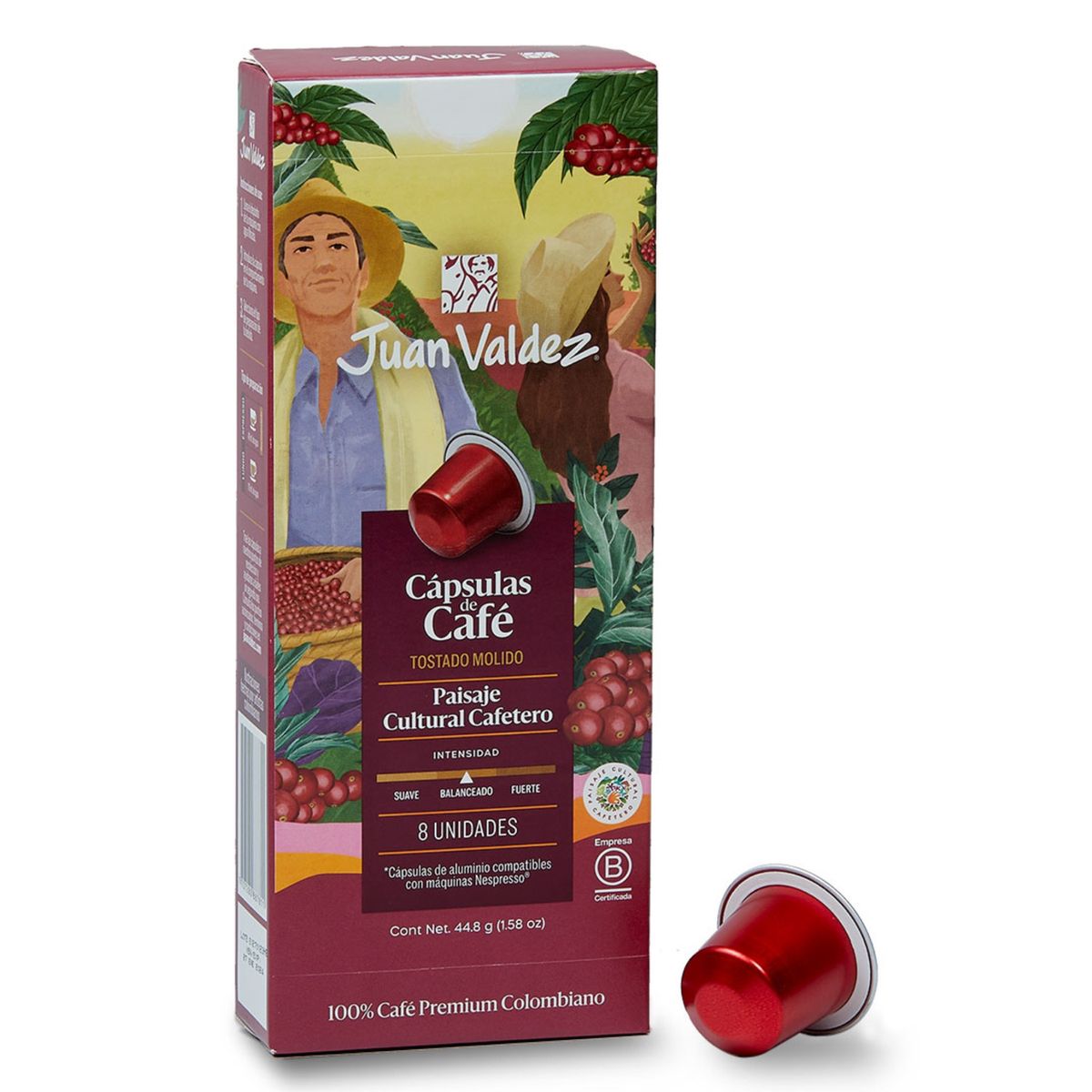 JUAN VALDEZ - Cápsulas de Café Juan Valdez Paisaje Cultural x8 Unidades