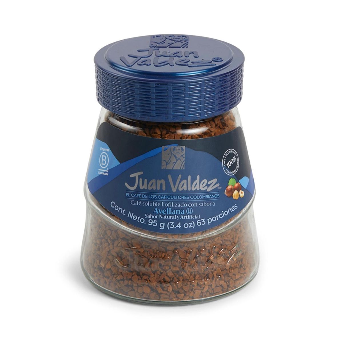 JUAN VALDEZ - Café Juan Valdez Liofilizado Avellana 95gr