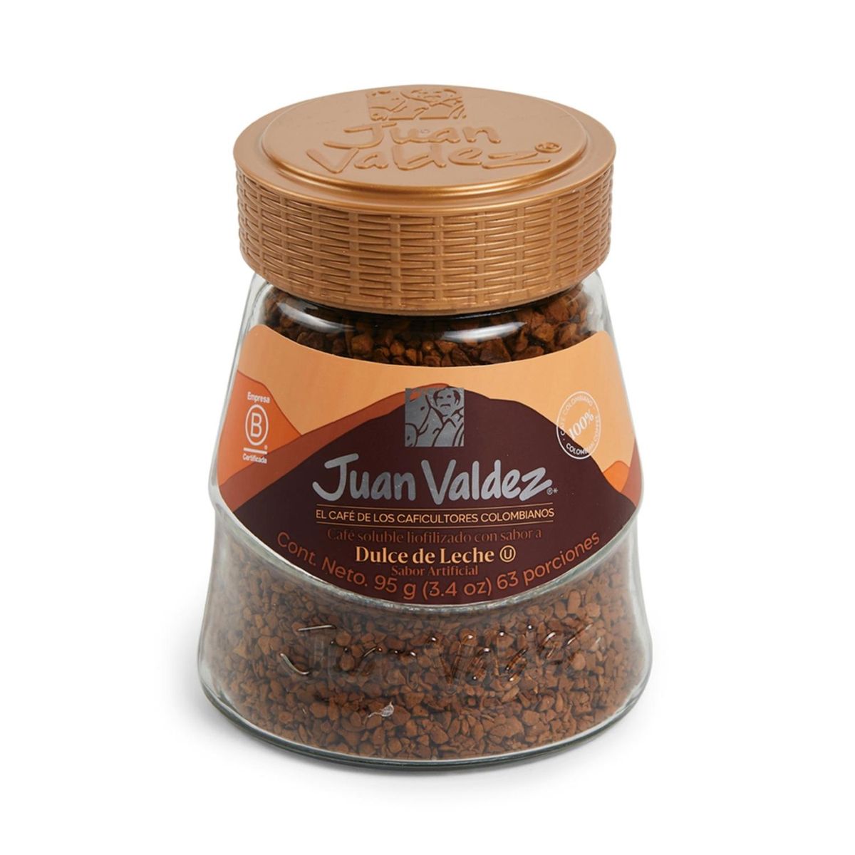 JUAN VALDEZ - Café Juan Valdez Liofilizado Dulce de Leche 95gr