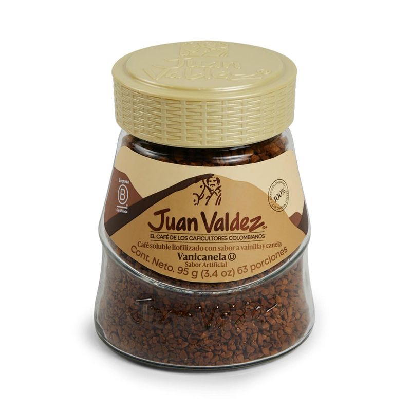 JUAN VALDEZ - Café Juan Valdez Liofilizado Vanicanela 95gr