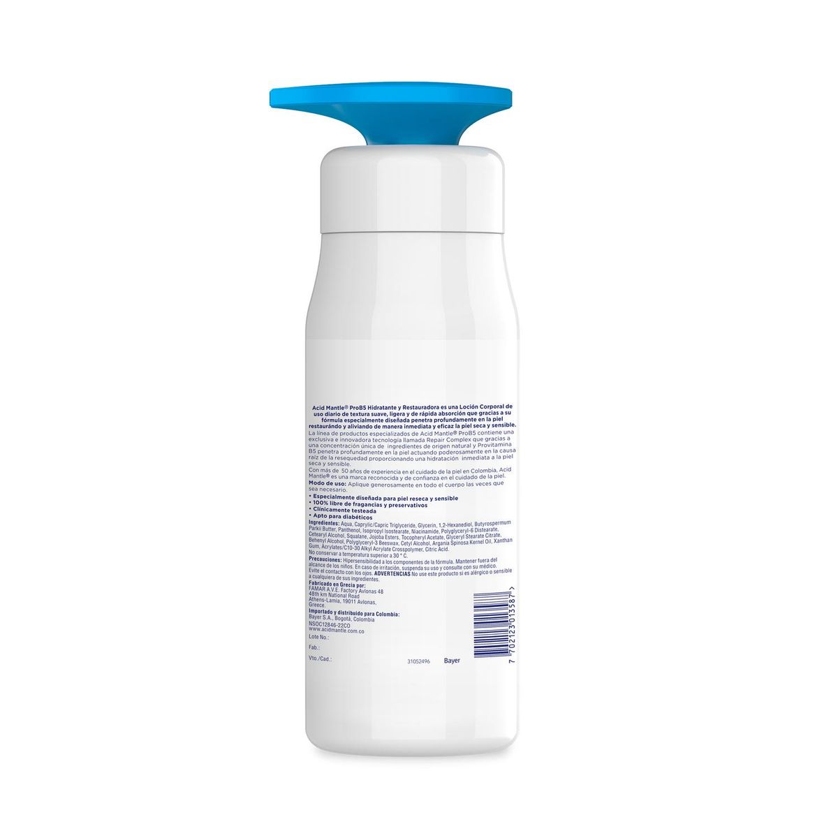 ACID MANTLE - Acid Mantle® ProB5 Hidratante Restaurador Corporal 400mL