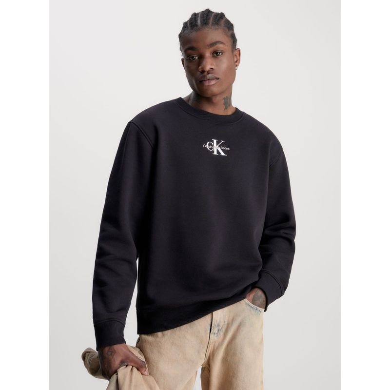 CALVIN KLEIN - Saco Con Monograma Hombre Negro Calvin Klein