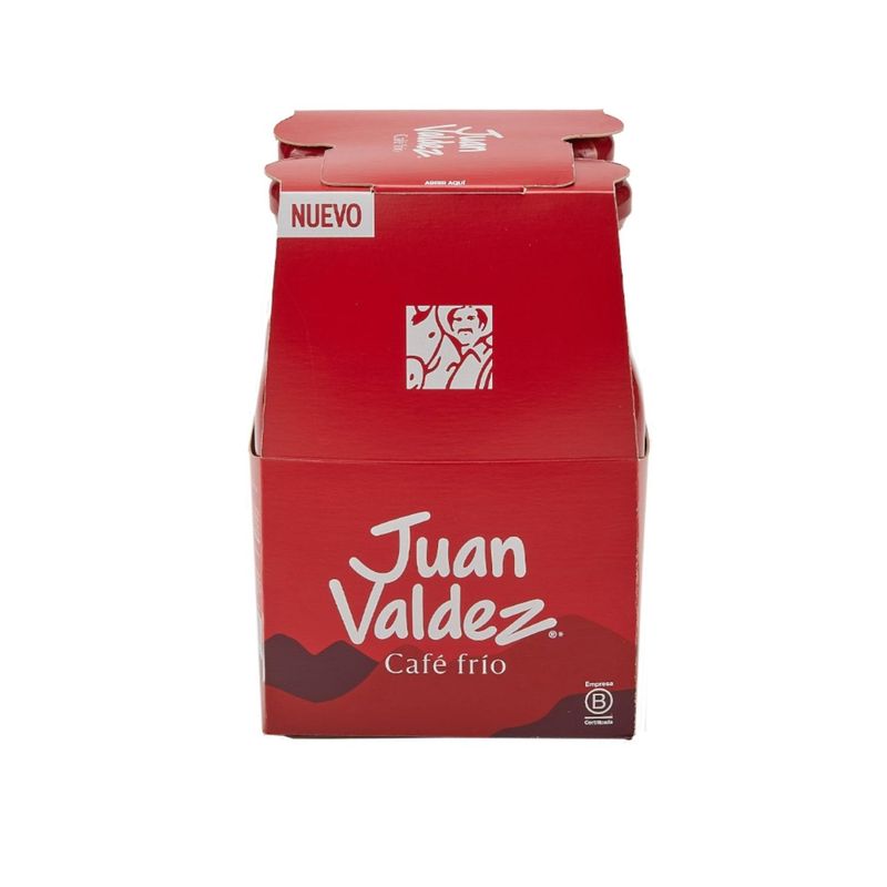 JUAN VALDEZ - CAFÉ FRÍO JUAN VALDEZ BOTELLA 250ML x4 UNDS