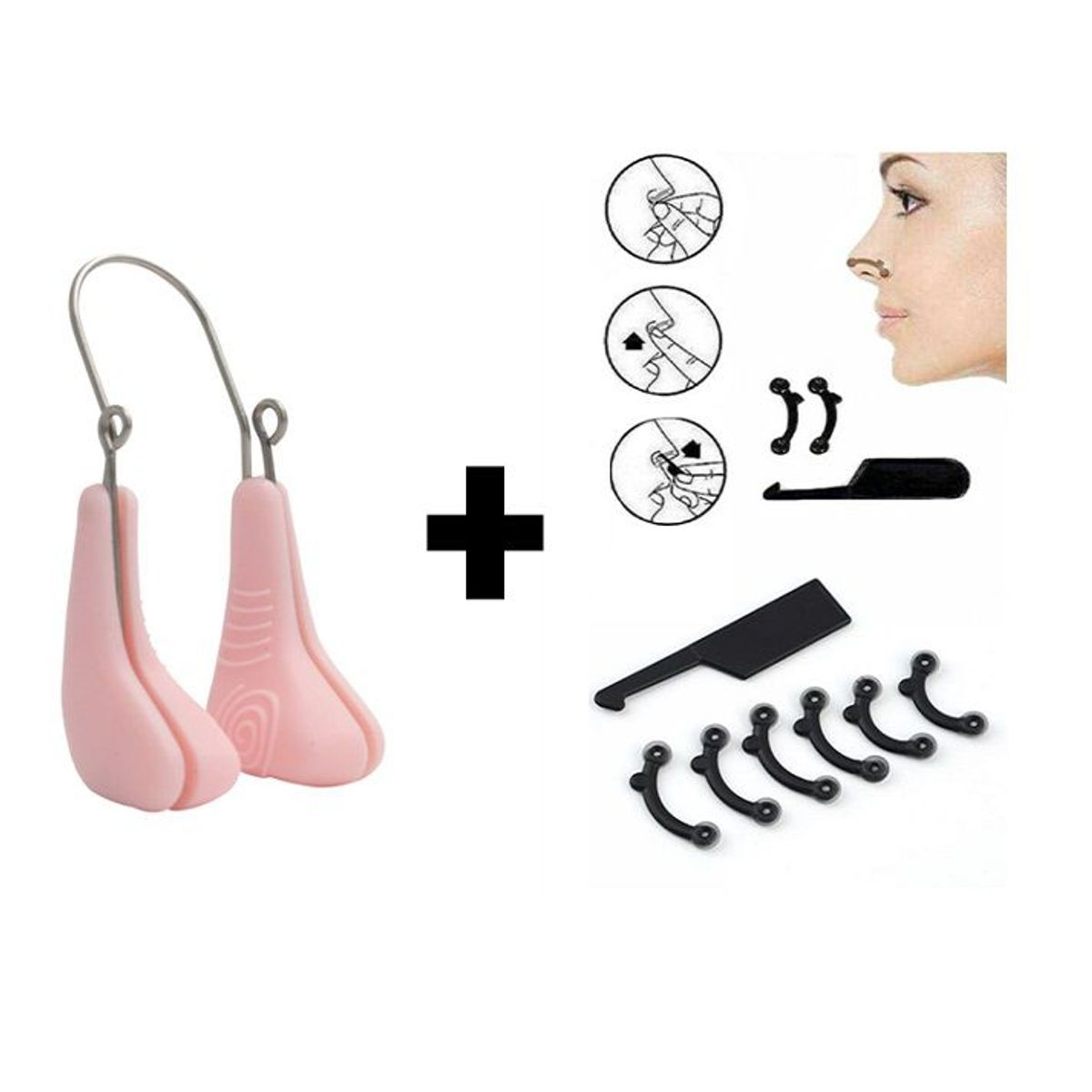 GENERICO - Corrector De Nariz Moldeador Rosado