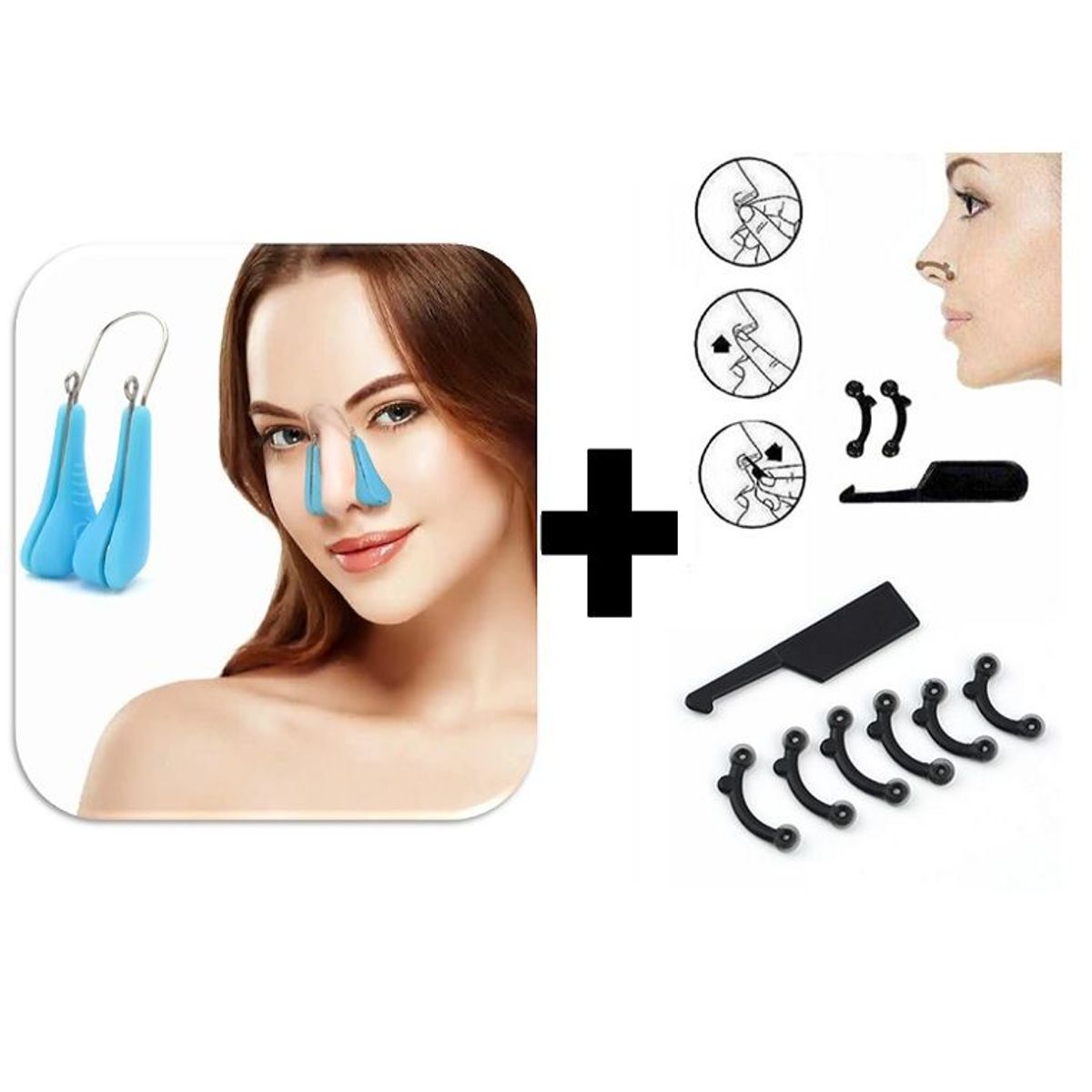 GENERICO - Corrector De Nariz Moldeador Azul