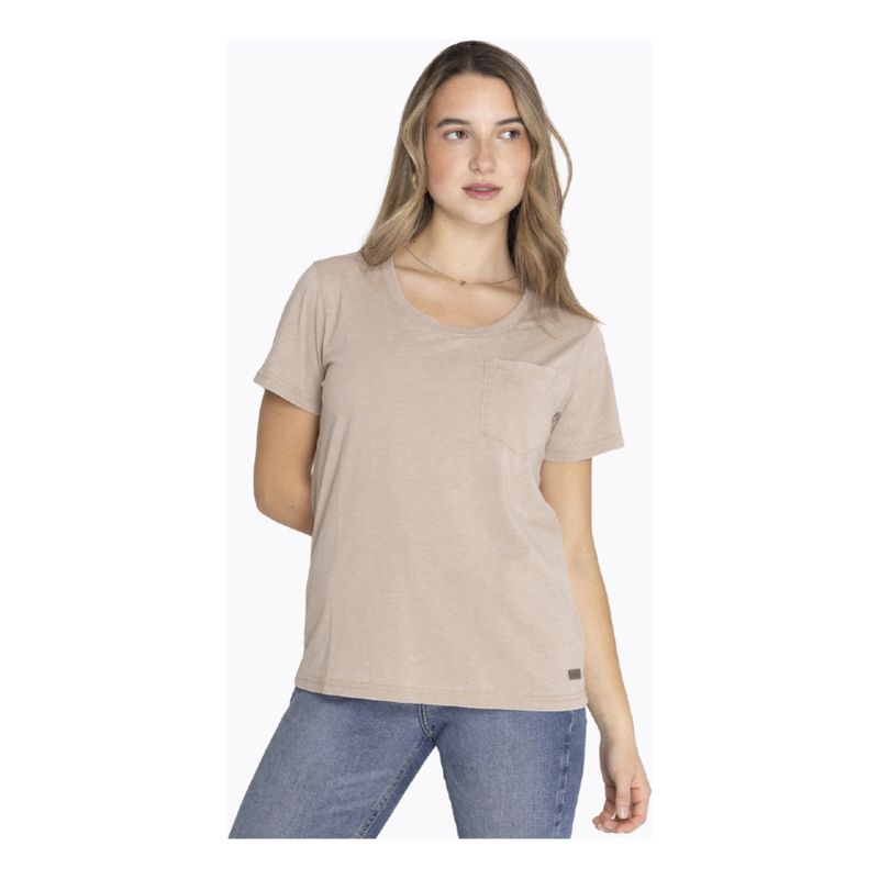 MERRELL - Camiseta gris mujer T-SHIRT SHORT SLEEVE WTS003-61Y MERRELL