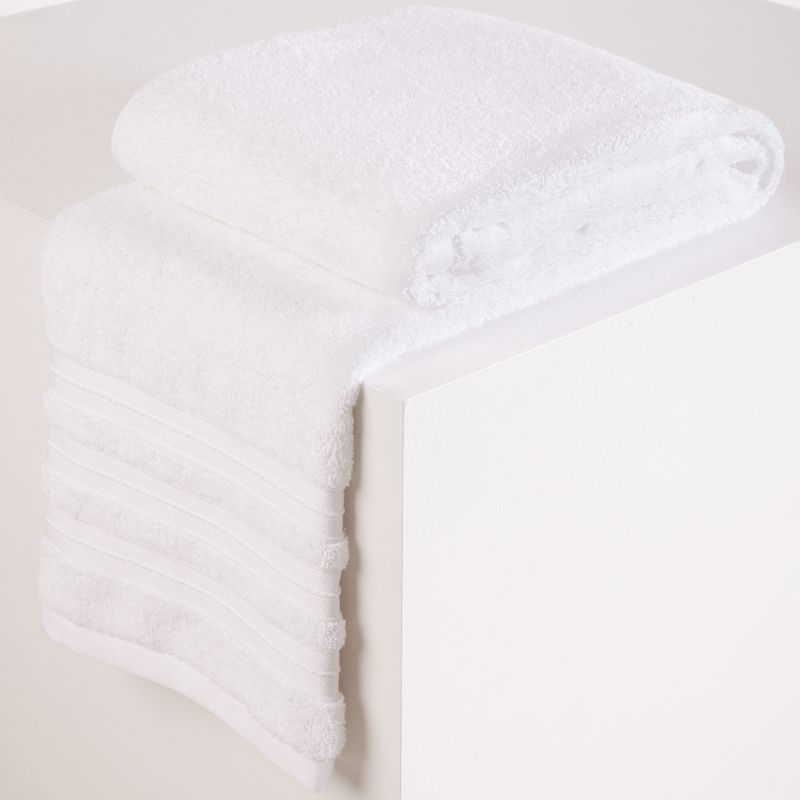 DISTRIHOGAR - Toalla de Baño 78 x 160 Dh Lyon Blanco
