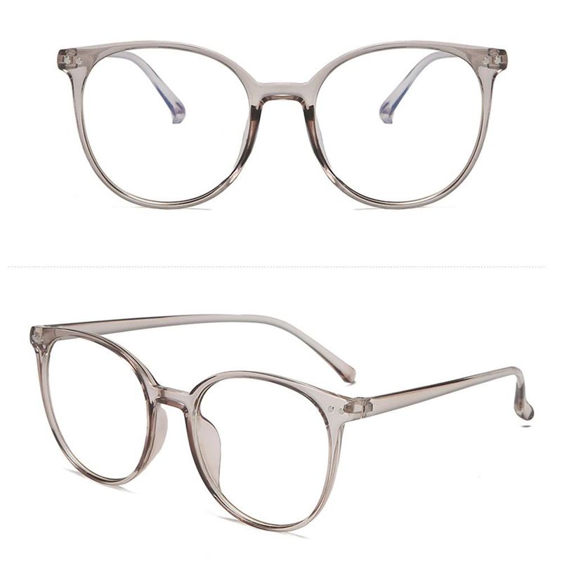 GENERICO - Montura Marco Gafas Lente Formulado Livianas Negro Brillante Gris Translucido