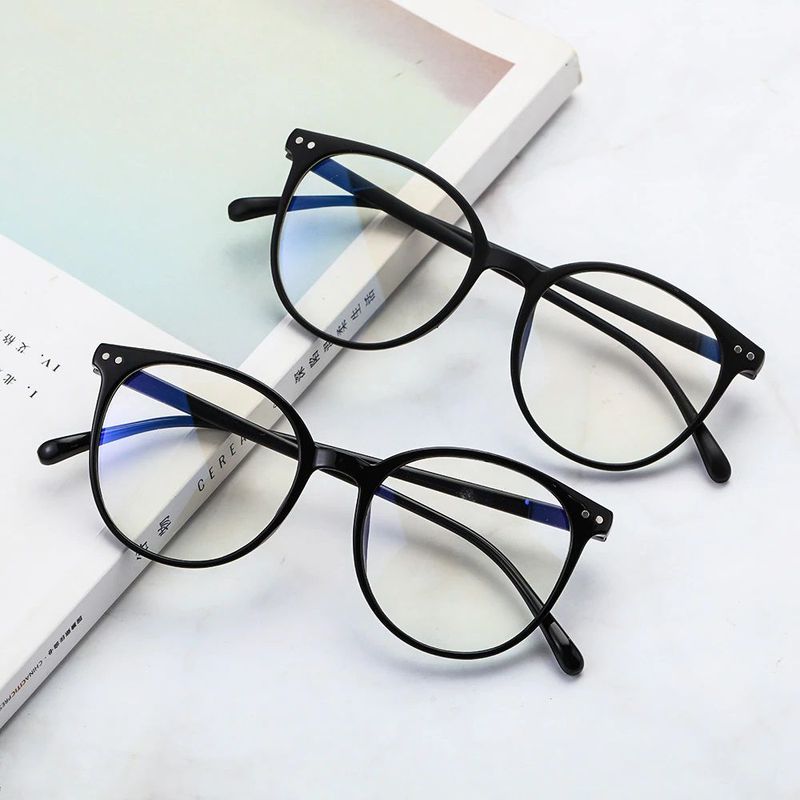 GENERICO - Montura Marco Gafas Lente Formulado Livianas Negro Brillante Negro Mate