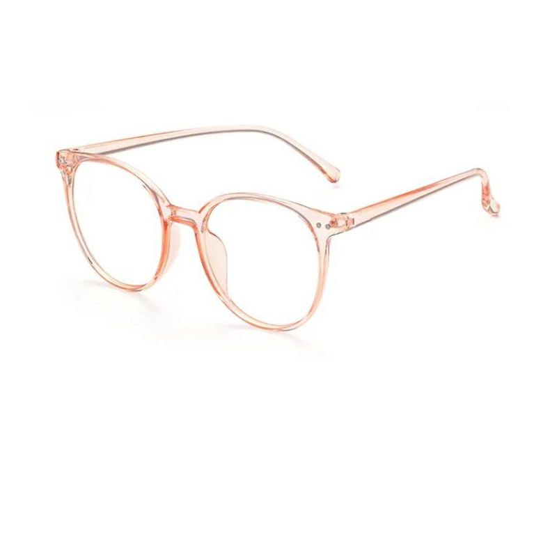 GENERICO - Montura Marco Gafas Lente Formulado Livianas Negro Brillante Rosa Claro