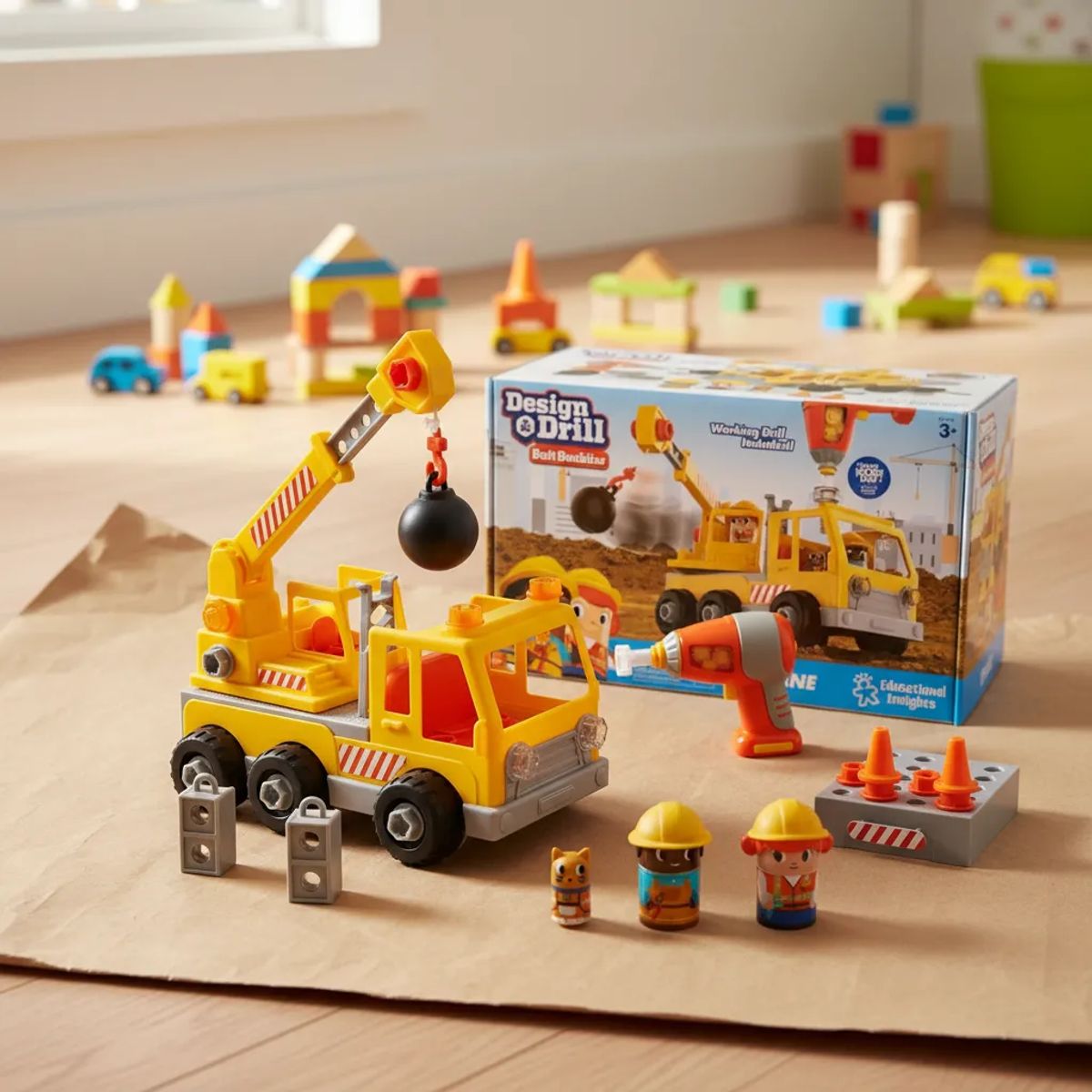 EDUCATIONAL INSIGHTS - Juguete De Construir Camión Demoledor Stem Niños Niñas