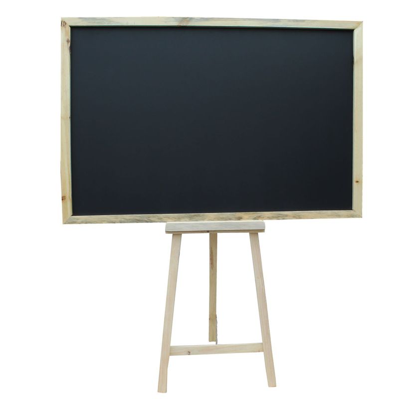 WOOD PETS - Tablero Pizarron De Tiza 80x60Tripode