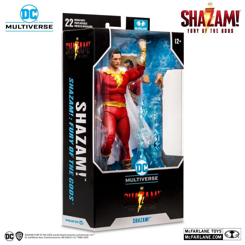HASBRO - Shazam Figura Shazam Fury Gods Dc Mcfarlane Toys 18 Cm