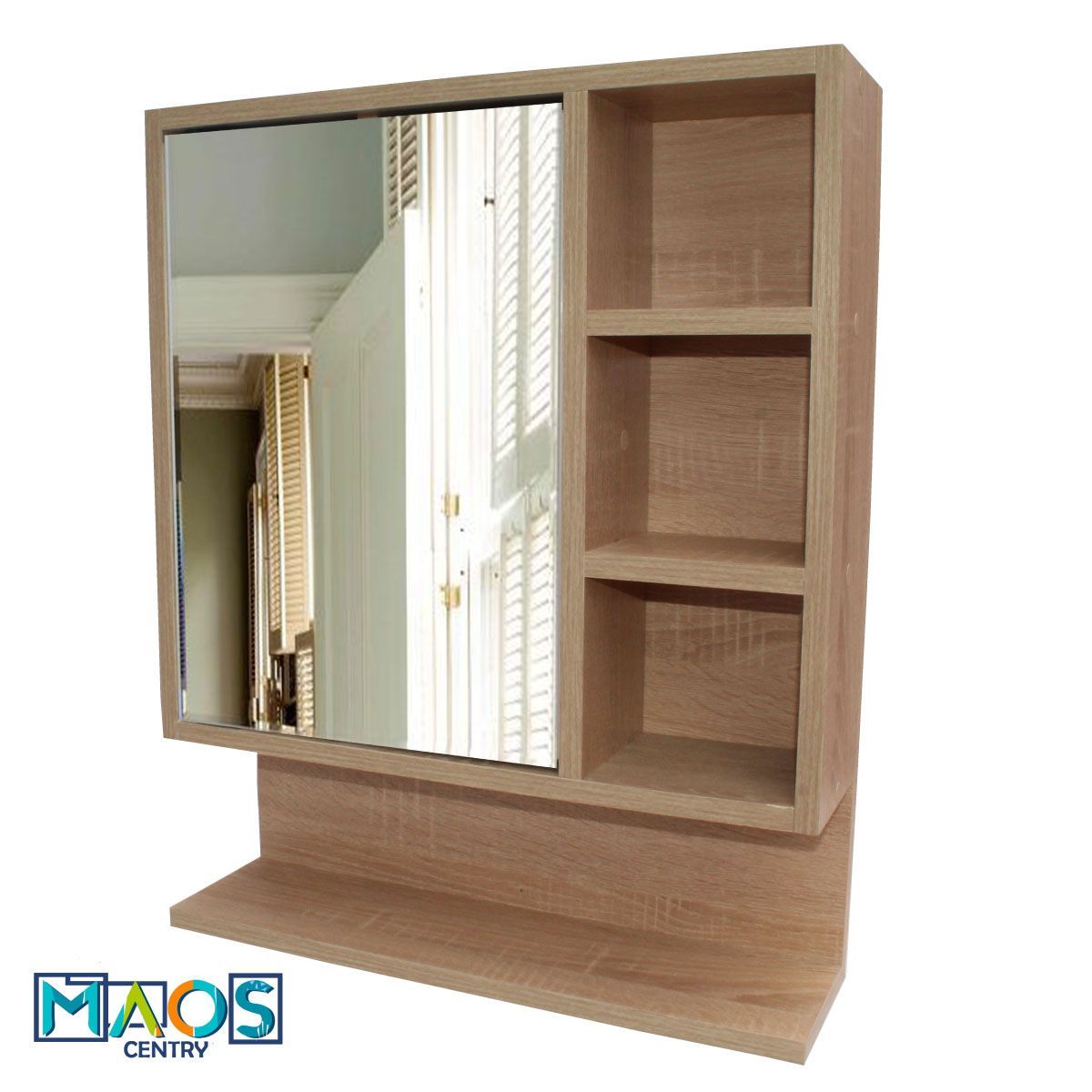 MAOS - Mueble Para Baño Repisa Flotante Con Puerta