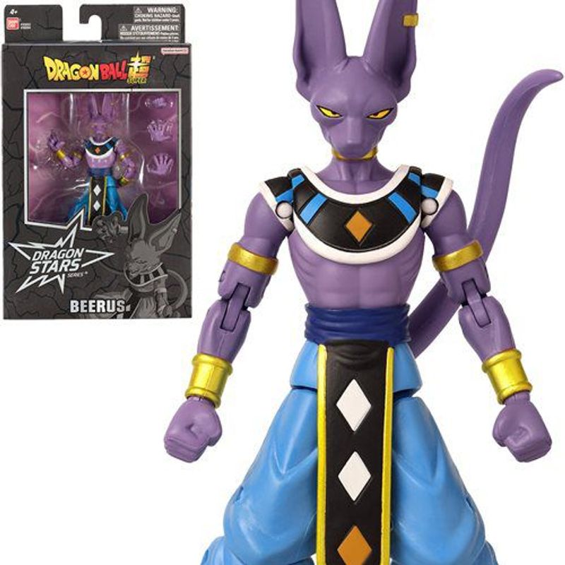 BANDAI - Beerus Figura V2 Dragon Ball Super Dragon Stars Bandai 16 Cm