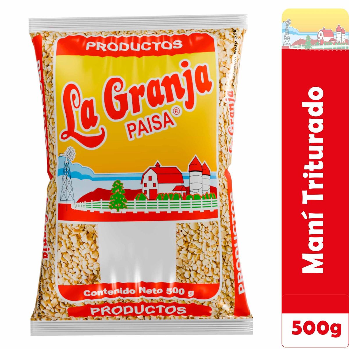 LA GRANJA PAISA - Maní Natural Triturado 500g