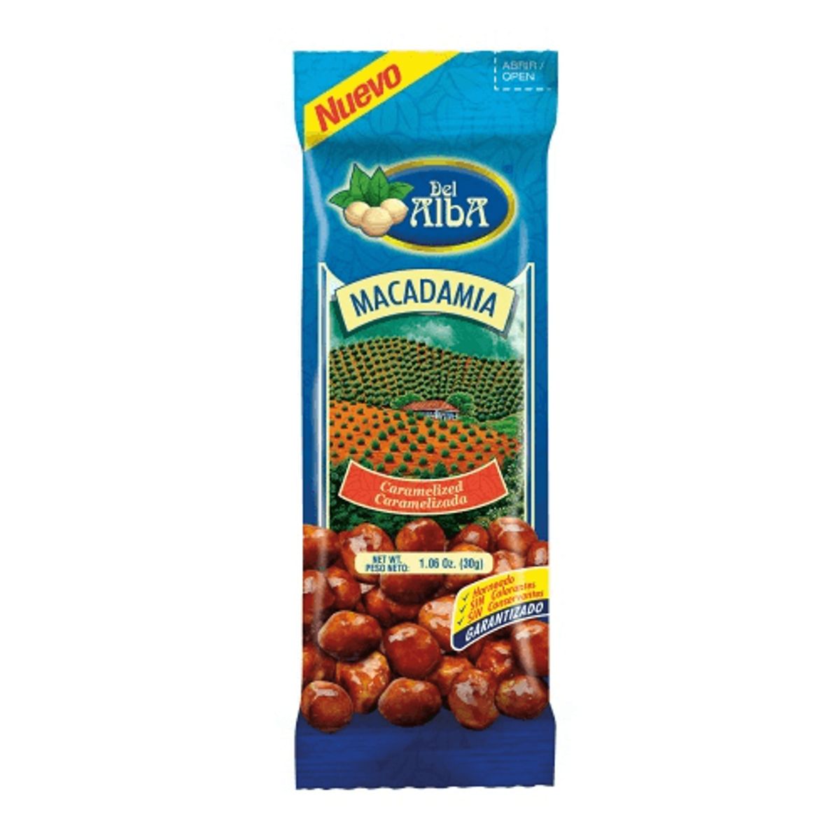 GENERICO - Del Alba Macadamia Caramelizada X 30Gr
