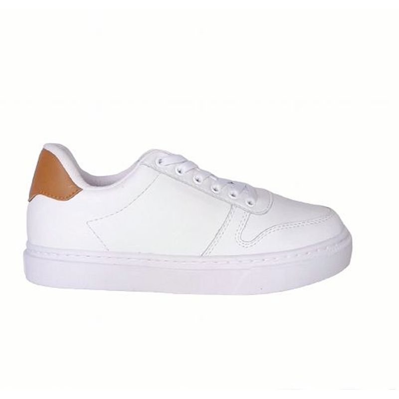 GENERICO - Tenis Casual Cosidos Caballero Zapato Hombre - Blanco