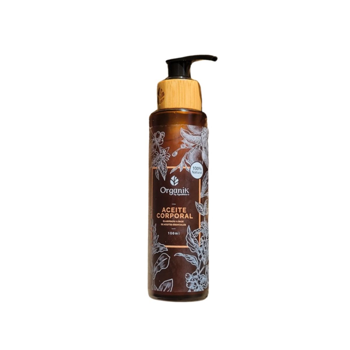 ORGANIK BY AGUADULCE - Aceite corporal natural para masajes 110 ml