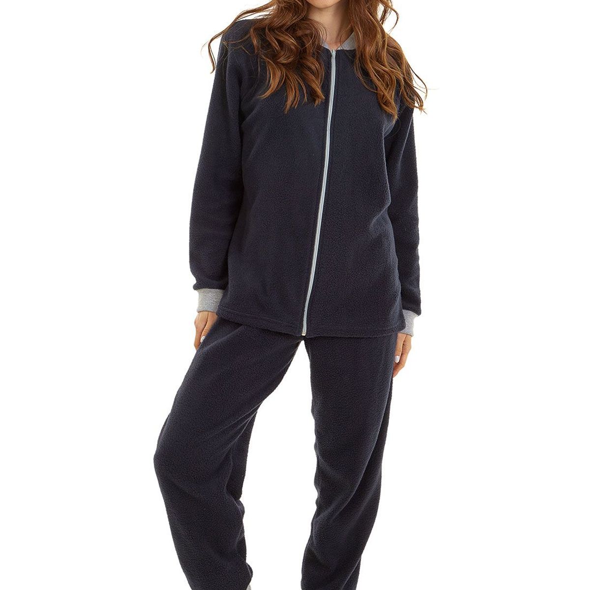 SANTANA - Pijama Mujer Térmica Azul