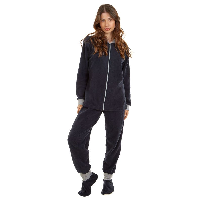 SANTANA - Pijama Mujer Térmica Azul_.