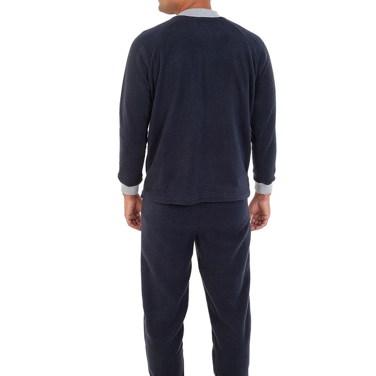 SANTANA - Pijama Hombre Térmica Azul