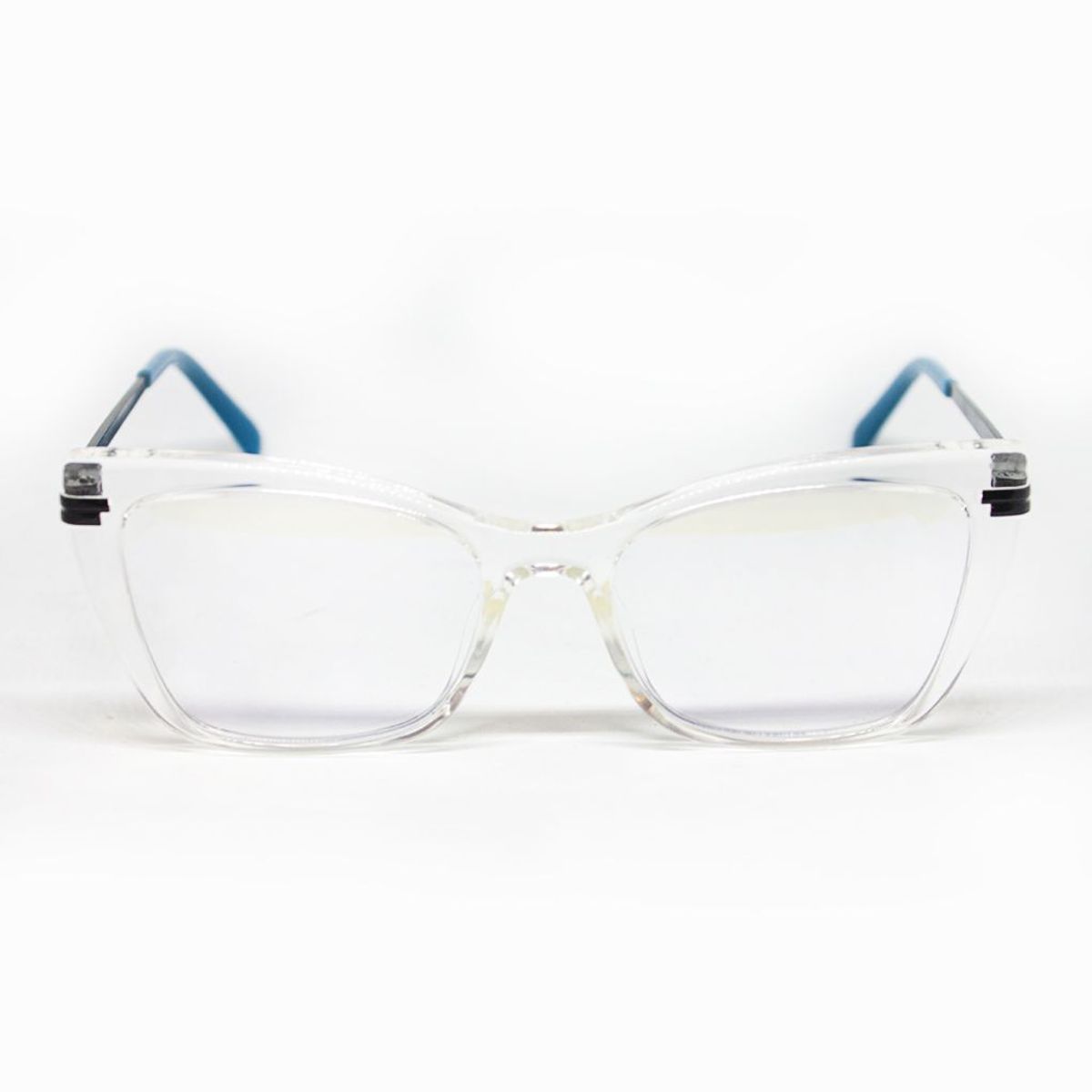 AT NIGHT SUNGLASSES - Marco óptico de lujo At night cuadradas semi gato  transparente unisex