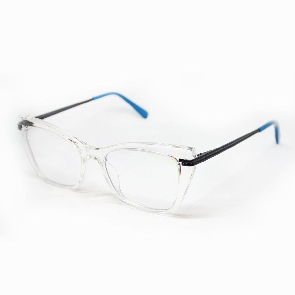 AT NIGHT SUNGLASSES - Marco óptico de lujo At night cuadradas semi gato  transparente unisex