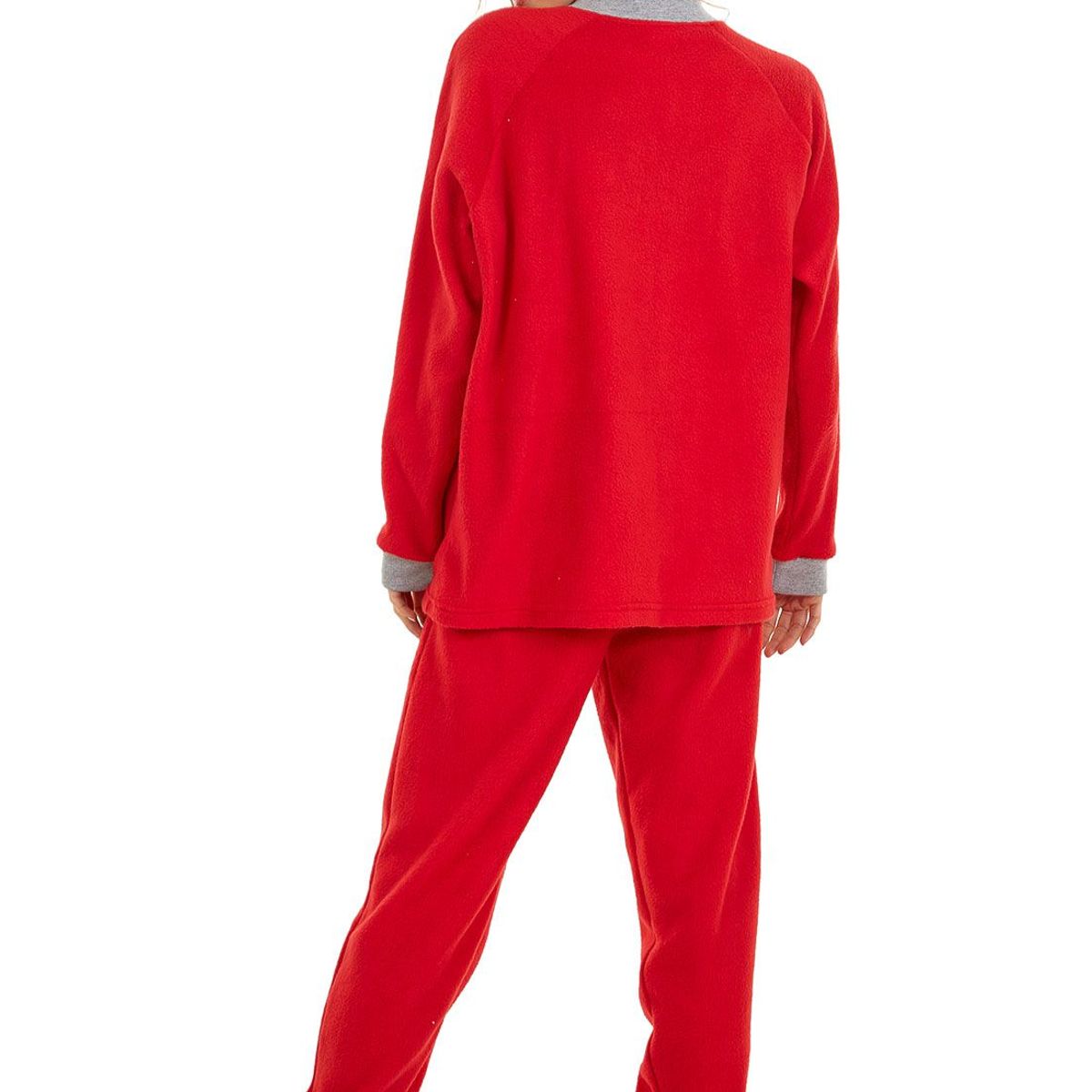 SANTANA - Pijama Mujer Térmica Rojo