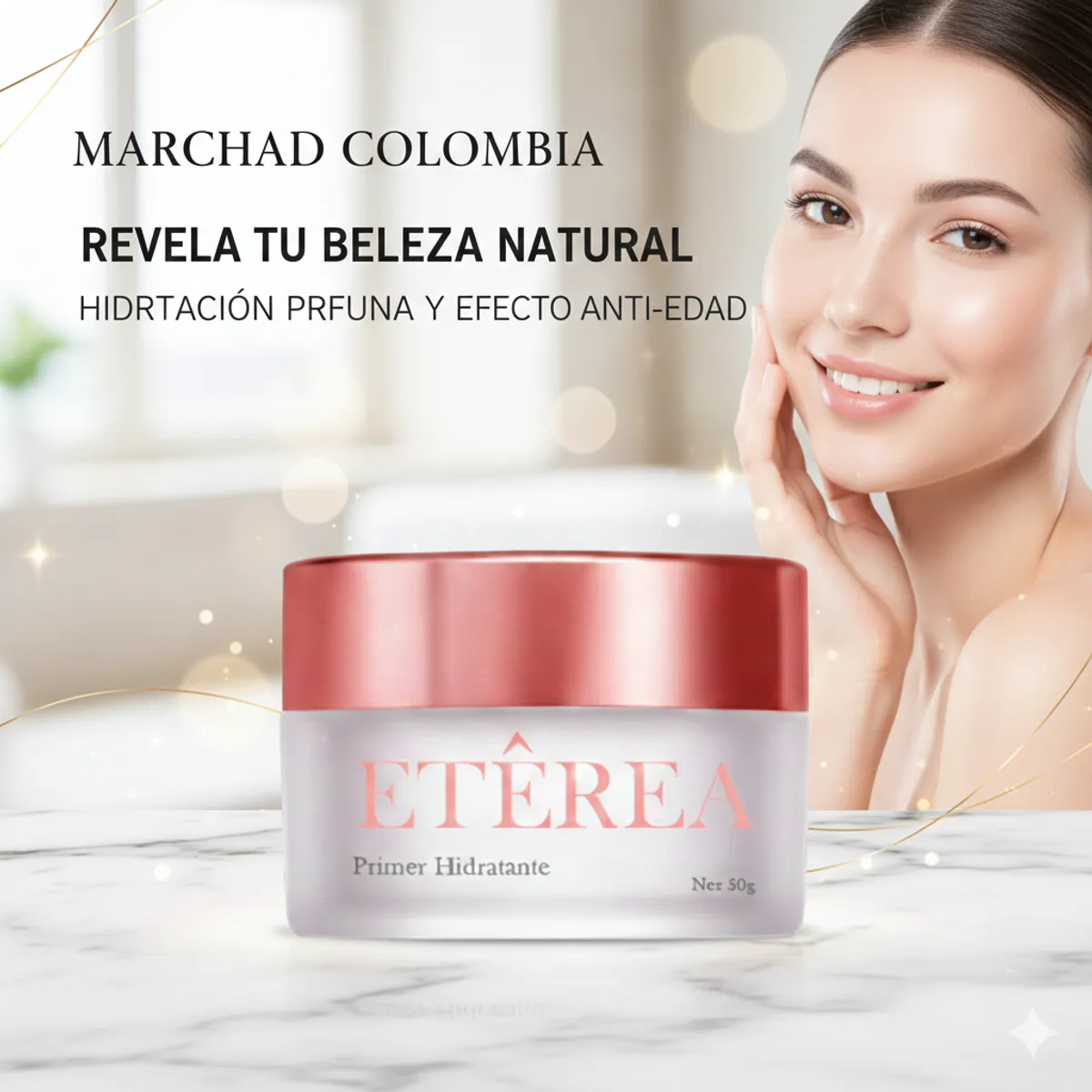 GENERICO - Crema Etérea Jojoba - Hidratante y Aclarante Antimanchas 50g