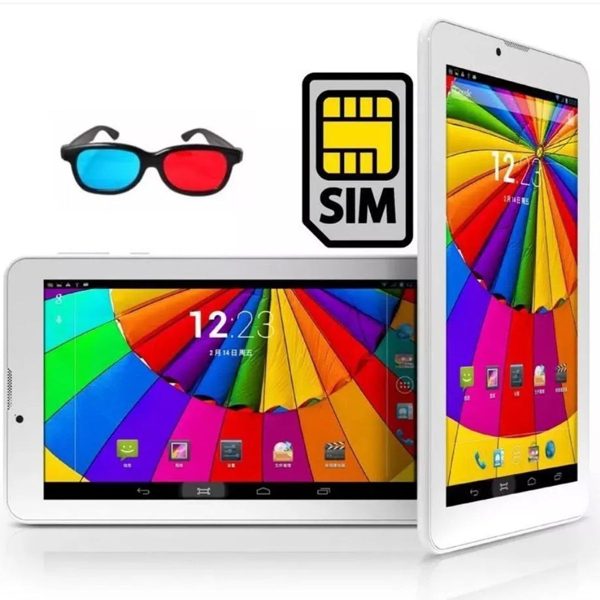 HUSKEE - Tablet Para Niños Huskee 16GB Wifi Android SIM Pantalla LCD