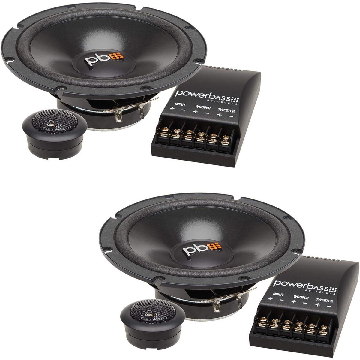 GENERICO - Componentes Powerbass 6.5 Pulgadas S-60c Carro Altavoz