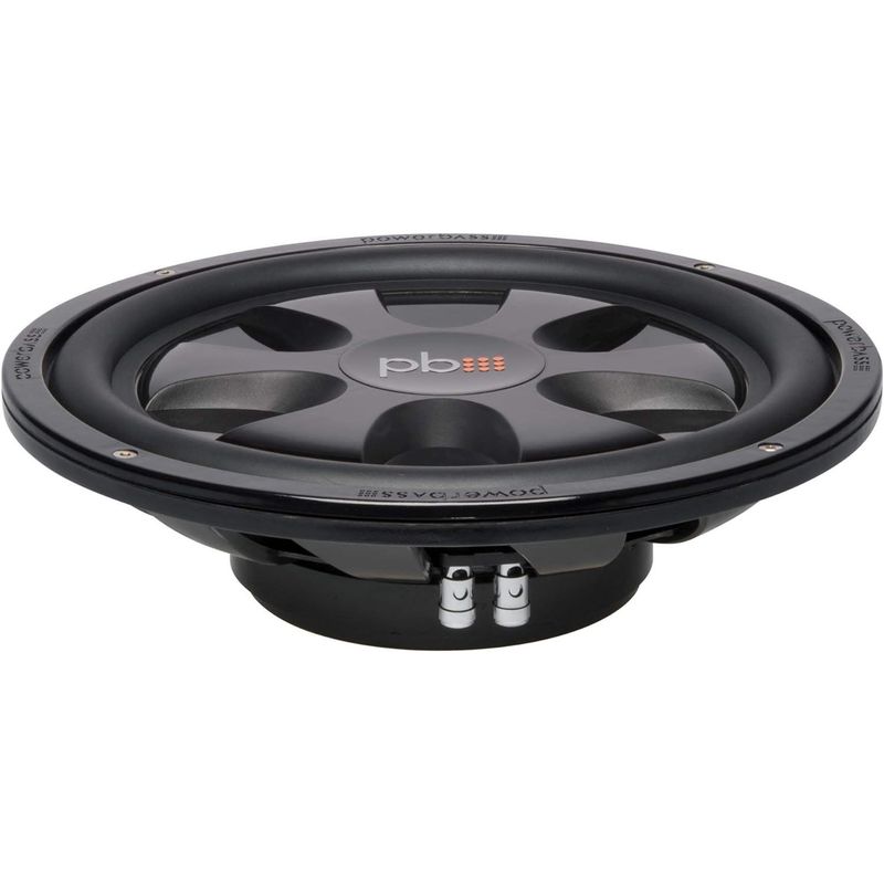 POWERBASS - Bajo Powerbass S-12td Bajo Plano De 12 Doble Bobina