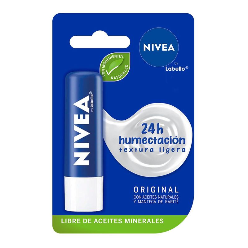 NIVEA - Bálsamo labial Original Nivea Essencial Care 4,8g