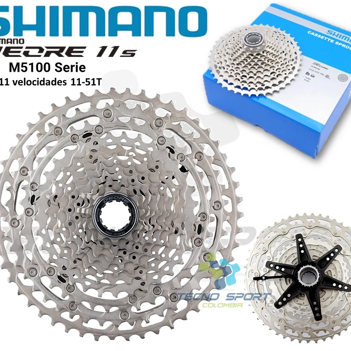 SHIMANO - Pacha Shimano Deore M5100 11 V Cassette 11-51 Monoplato