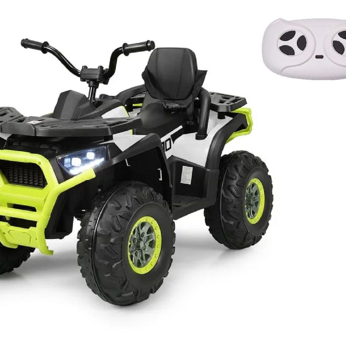 GENERICO - Moto Bebe Cuatrimoto Batería Eléctrica 2a10 Año BLANCA CONTROL