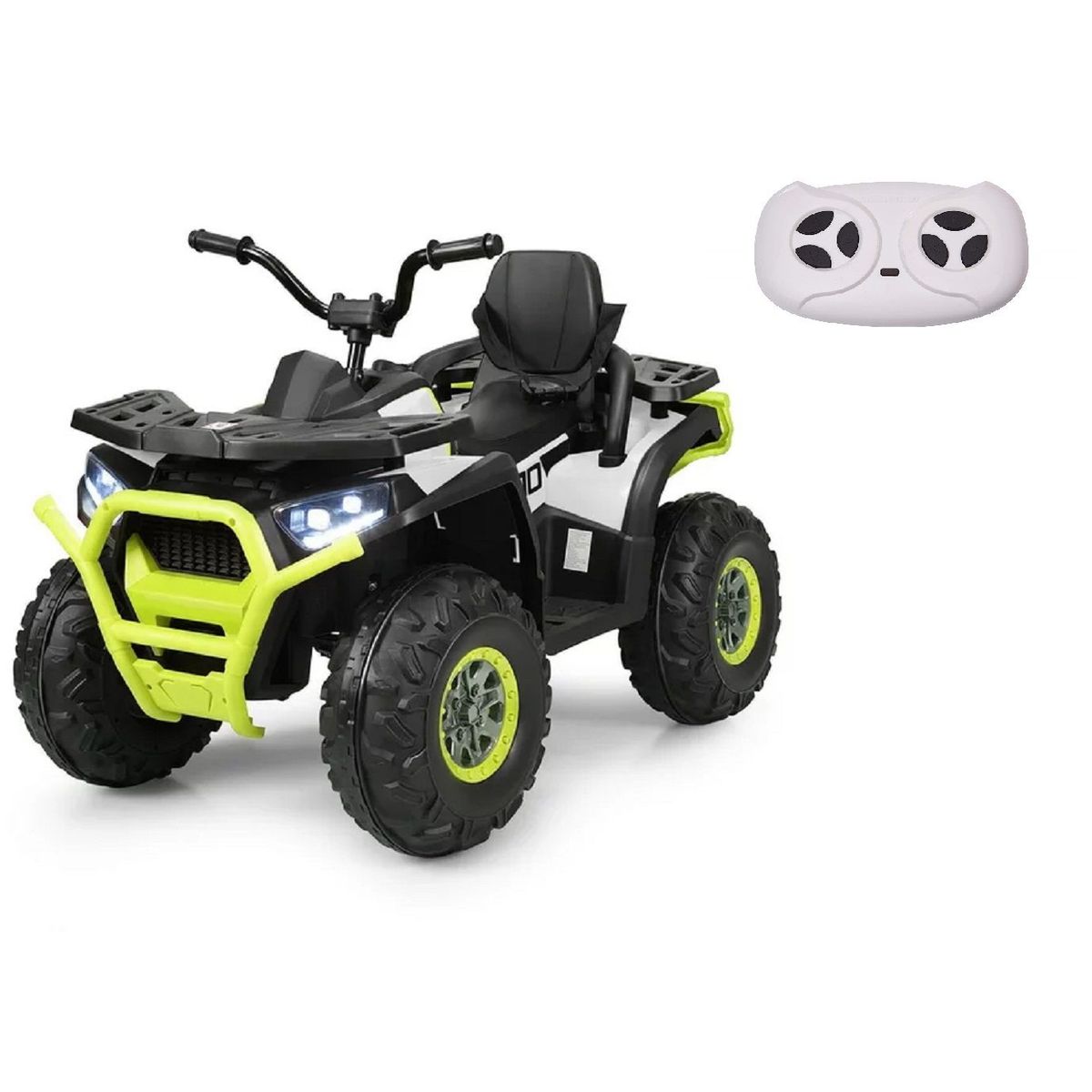 GENERICO - Moto Bebe Cuatrimoto Batería Eléctrica 2a10 Año BLANCA CONTROL